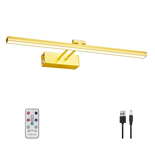 Luz de arte de metal para pared para iluminar tus cuadros y pasillos con calidez