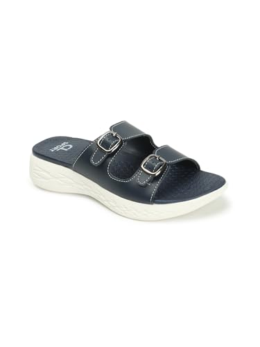 Image of Carlton London women's Comfortable & Lightweight Slip-On Sandals