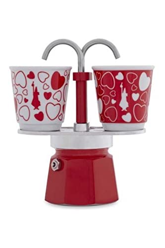 Bialetti Mini Express si misura in Tazzine Espresso, il caffè può essere gustato in Tazzine Espresso, due sono incluse nella confezione; Caffè erogato 90ml