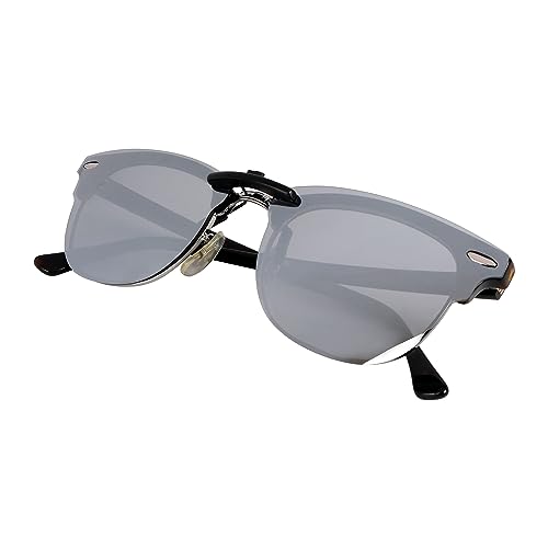 Image of Polarized CLIP-ON Sunglasses for Ray-Ban Clubmaster RB5154 (RX5154) 51-21-145
