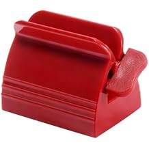 COLLBATH Toothpaste Squeezer Extruder with Thickened Base Compact Plastic Tube Squeezer for Bathroom Hair Color Creams Lotions Kids Home Use 2 Pack 2.75X1.85X1.57In