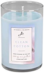 Jewelry In Candles ~ CLEAN COTTON - THE BASICS SOY WAX CANDLE - INFUSED WITH NATURAL ESSENTIAL OILS - LIMITED EDITION - GOING OUT OF BUSINESS