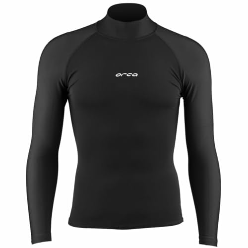 Orca Men's Tango Thermal Rash Guard (Black, XX-Large)