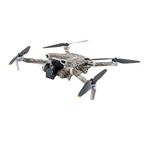 Image of MightySkins Carbon Fiber Skin Compatible with DJI Mini 3 - Brown Marble | Protective, Durable Textured Carbon Fiber Finish | Easy to Apply | Made in The USA