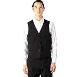 (コムサ・メン) COMME CA MEN 【REDA ACTIVE】ウールトロピカル セットアップベスト 07-01VC01-203 XL ブラック