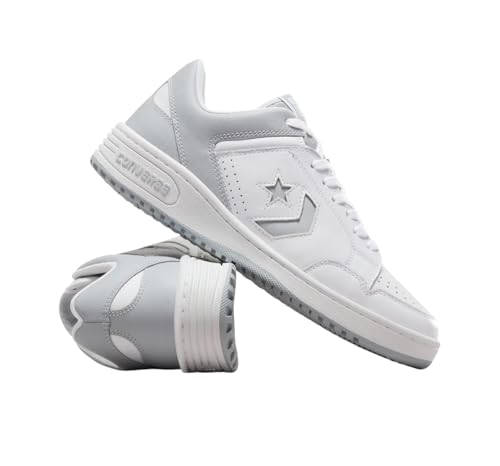 Converse Weapon Classic Shoes OX (White/Wolf Grey/White, US Footwear Size System, Adult, Men, Numeric, Medium, 11.5)