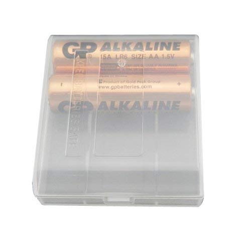 Lot de 4 boîtes de Rangement pour Piles AA/AAA Cover