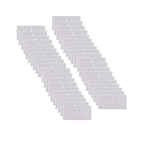 YESSART Transparente Kunststoff-Briefumschläge, 40 Stück