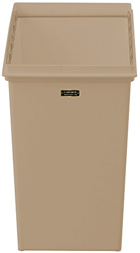 天馬 スリムごみ箱 本体 ライトブラウン 25L 幅23×奥行44×高さ35cm イーラボホーム スマートペール