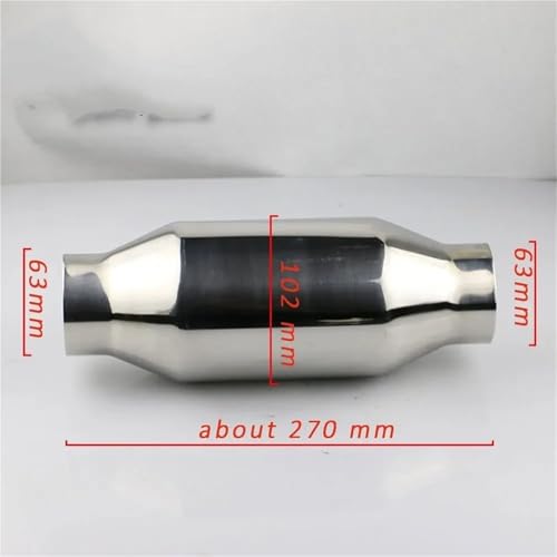 Convertidor catalitico metalico universal de 57 mm para reducir la retencion de gases 5