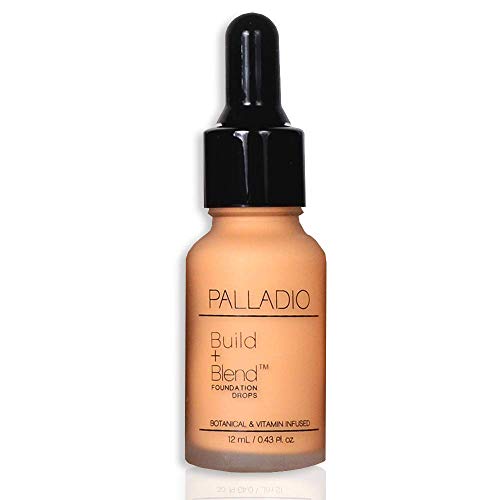 Palladio Build + Blend Foundation Drops Golden Honey 0.43 Ounce
