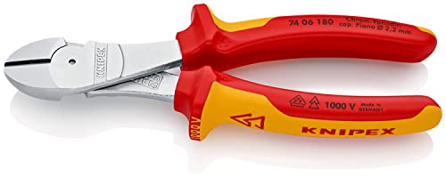 Knipex 74 06 VDE Seitenschneider 180 mm, Schneidleistung 3.8mm