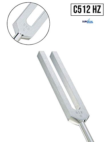 Amt 128 Hz Medical-Grade Tuning Fork Instrument With Fixed Weights, Non-Magnetic Aluminum Alloy (C 512) #TOP1