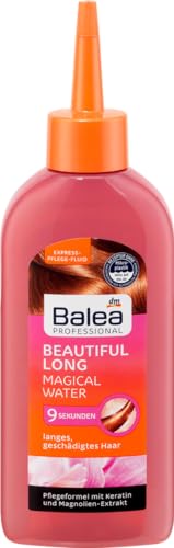 Balea Professional 3er-Set Haarpflege: 2 x Haaröl PLEX CARE für widerstandsfähigeres Haar (2 x 50 ml) + Sofortpflege BEAUTIFUL LONG MAGICAL WATER für geschmeidig glänzendes Haar (200 ml), 300 ml – Bild 4