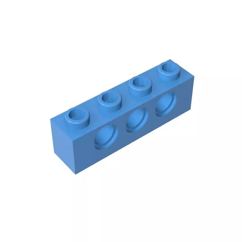 XYEIUGO 3701 Technology Brick Technic Brick 1x4 [3 Holes], 50 PCS