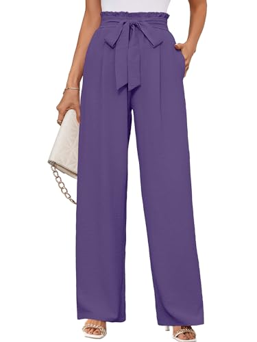 KORSIS robe débardeur femme lin violet foncé poches