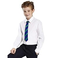 Listers Schoolwear Boys School Shirt Long/Short Sleeve Non Iron Easy Care Ages 2-16 Regular Fit