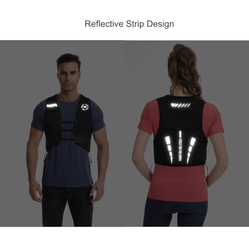 Gilet d'hydratation de course ajustable pour éliminer les ballottements