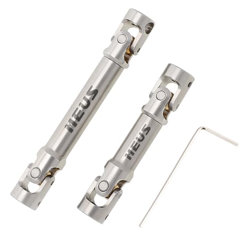 MEUS RACING Stainless Steel TRX4M Driveshaft, Drive Shaft for Traxxas 1/18 TRX4M Bronco Defender RC...