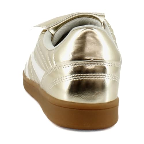 Steve Madden Women's Madrid Sneaker, Gold, 8