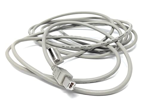DRUT 3m USB A to B 2.0 24AWG High Speed Cable Lead for Printer Scanner, Music Instrument 10ft Beige
