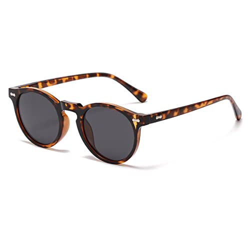 Image of Vintage Polarized Sunglasses for Men Women Round Retro Classic Fashion Eyewear UV400 Protection Sun Glasses