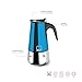 IBILI - Cafetera express Moca Blue, 6 tazas Imagen de IBILI - Cafetera express Moca Blue, 6 tazas