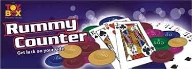 Toy Mall Rummy counters Coins for Games at Home, picnics ,Parties etc Card Game for Kids