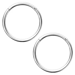 2pc,inner dia.:8mm silvertone