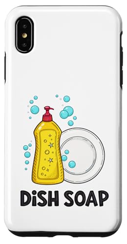 食器用洗剤と泡が特徴の楽しいデザイン スマホケース iPhone XS Max 用