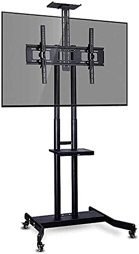 Soporte móvil universal para TV 32-70'' con bandeja dual miniatura 1