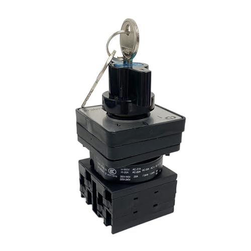 Interruptor de leva de cambio rotatorio de 3 posiciones selector de circuito YMW42S-20/2 4