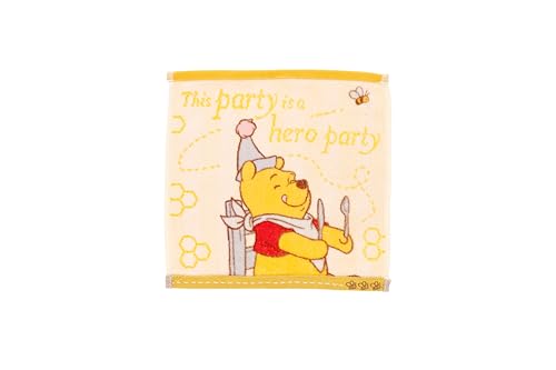 丸眞 ハンカチ ディズニー くまのプーさん ヒーローパーティ Disney プーさん プー くま 女の子 男の子 タオル ミニタオル タオルハンカチ 綿 2006055800