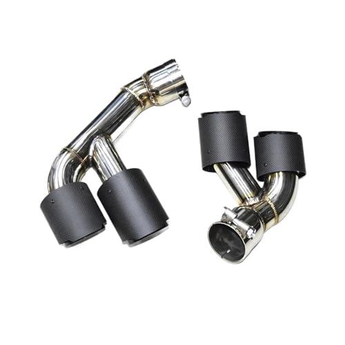 Tuyau d'échappement carbone pour BMW X5 F15 2014-2018 mat