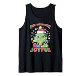 Árbol de Navidad Kawaii: Mendosamente Alegre Camiseta sin Mangas