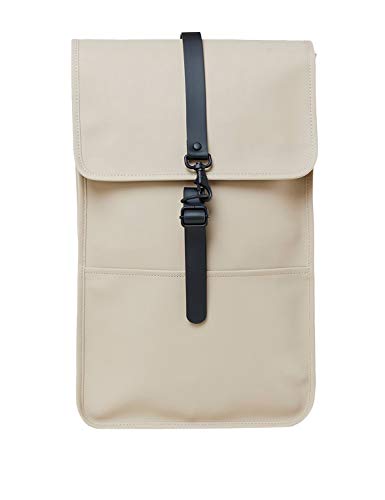 RAINS Backpack Mochila  Unisex Adulto  Beige  Talla Única