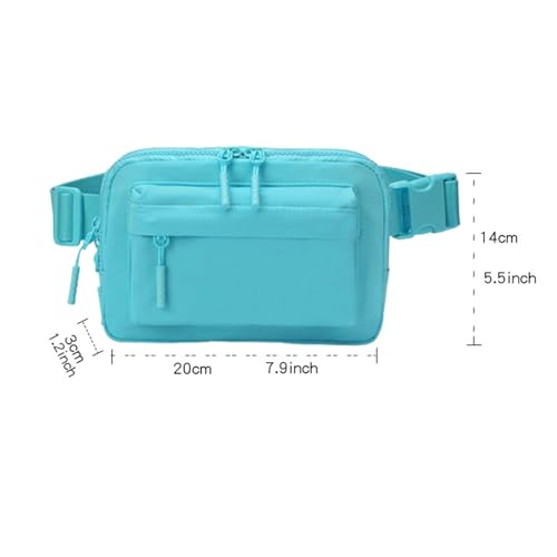Riñonera elegante con 4 bolsillos con cremallera, diseño espacioso e impermeable 2
