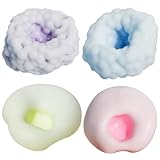 4 PCS Stress Relief Toys, Stress Balls for Adults, Stress Ball, Stress Balls, Sugar Ball Fidget, Handmade Sugar Ball Fidget Toys for Stress Relief, Portable for Office, School, Travel