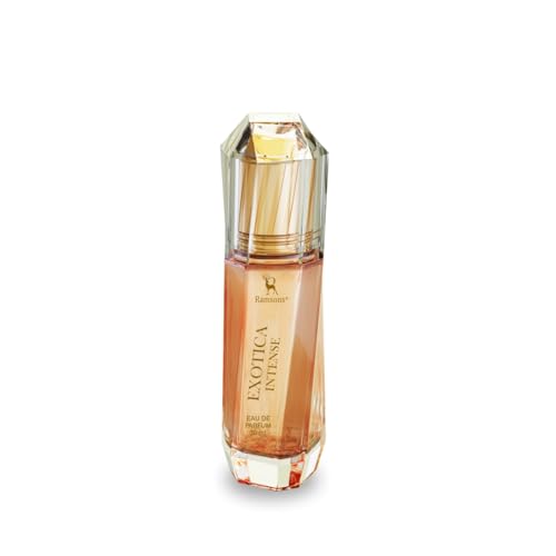 Ramsons Exotica Intense Perfume For Women - 30ml | TN - Sweet, Plum, Peach, Orange Blossom & Leafy Green | MN - Honey, Jasmine, Muget, Rose &Tuberose | BN - Amber, woody, Vanilla & Musk
