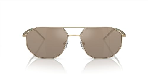 Lunettes de soleil Homme Armani 0ea2147 noires de forme rectangulaire