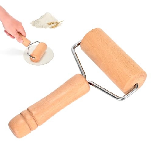 Compact Wooden Pizza Dough Roller