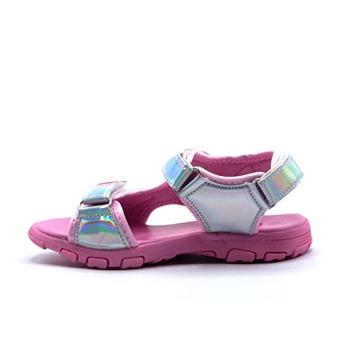 Jazamé Little Toddler Girls' Embellished Adjustable Comfort Summer Strappy Sport Sandals2