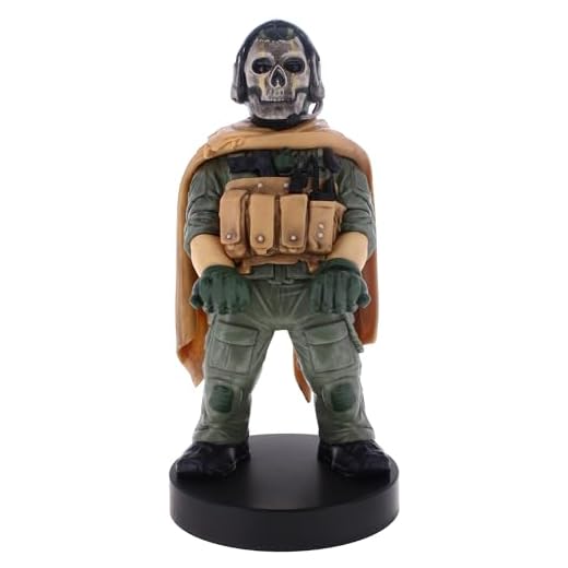 Exquisite Gaming Cable Guy - Call of Duty Ghost 2021 Warzone Vanguard Controller Handy Tablet Halter Halterung Figur Tischdeko Fanartikel