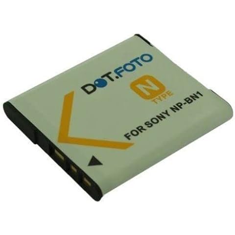 Dot.Foto NP-BN, NP-BN1 Premium 3.7v / 630mAh Rechargeable Battery for Sony Cover