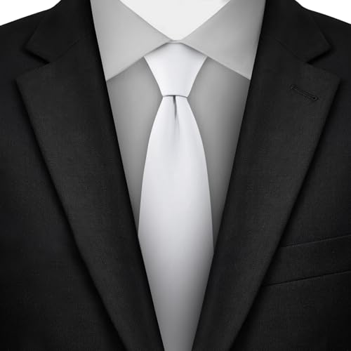 Image of Jacob Alexander Men's Slim Width 2.75 inch Solid Color Tie