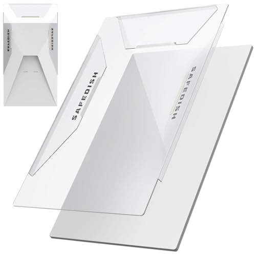 SafeDish Protective Cover Protector for Starlink Gen3, Polycarbonate (PC) Hail Protective for Dish Protection Standard UV Resistant, Durability Improved Hail Protector SafeDish from Hailstone Rocks