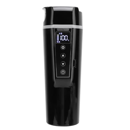 Tetera eléctrica portátil para auto 12V acero inoxidable miniatura 3