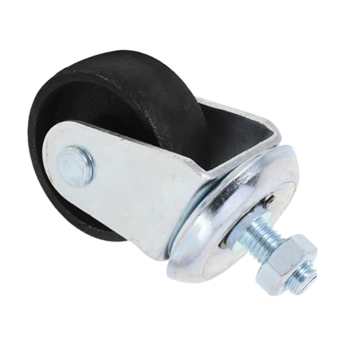 Roue de cric horizontal de remplacement robuste diametre 61mm en acier et plastique