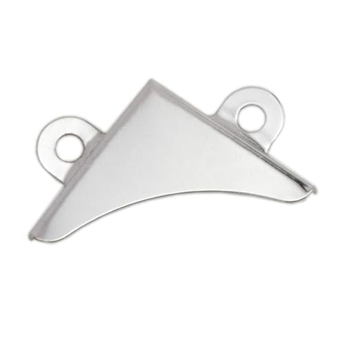 Image of Picture Frame Corner Brackets 30.3x5.5mm Corner Frame Brackets Mirror Picture Corner Fixing Brackets Mirror Mount Mirror Mounting Hardware Silver with Screws 24PCS