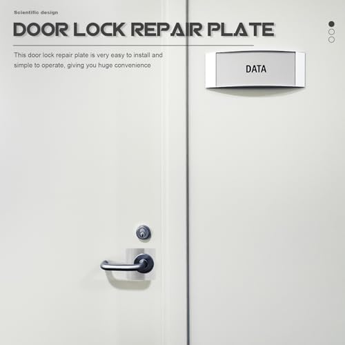 ¿Puerta dañada? Kit de refuerzo para puerta de entrada con placas de seguridad en acero inoxidable 4